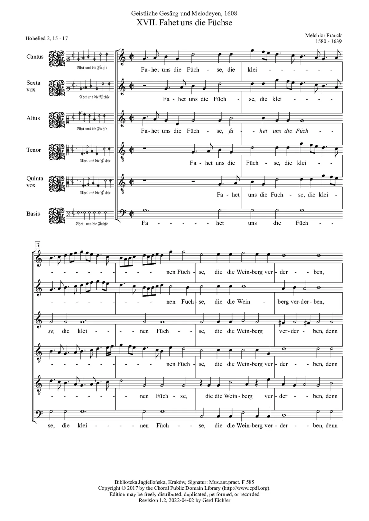 Fahet uns die Füchse a 6 - Page 1