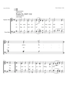 Erhör mein Gbet du treuer Gott SWV 152