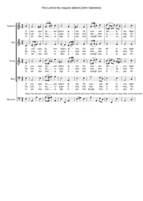 The Lord to thy request attend