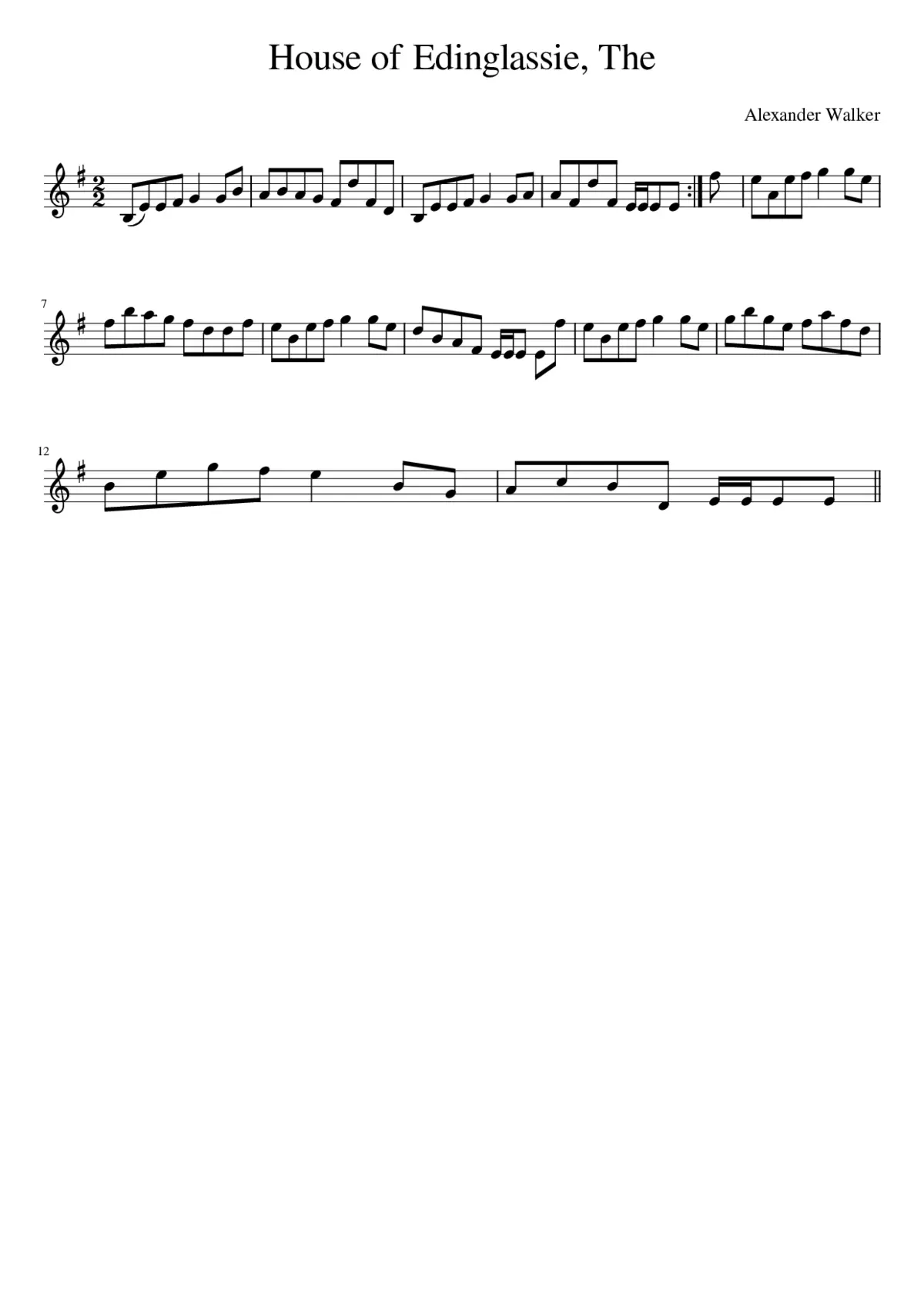 The House of Edinglassie - Page 1