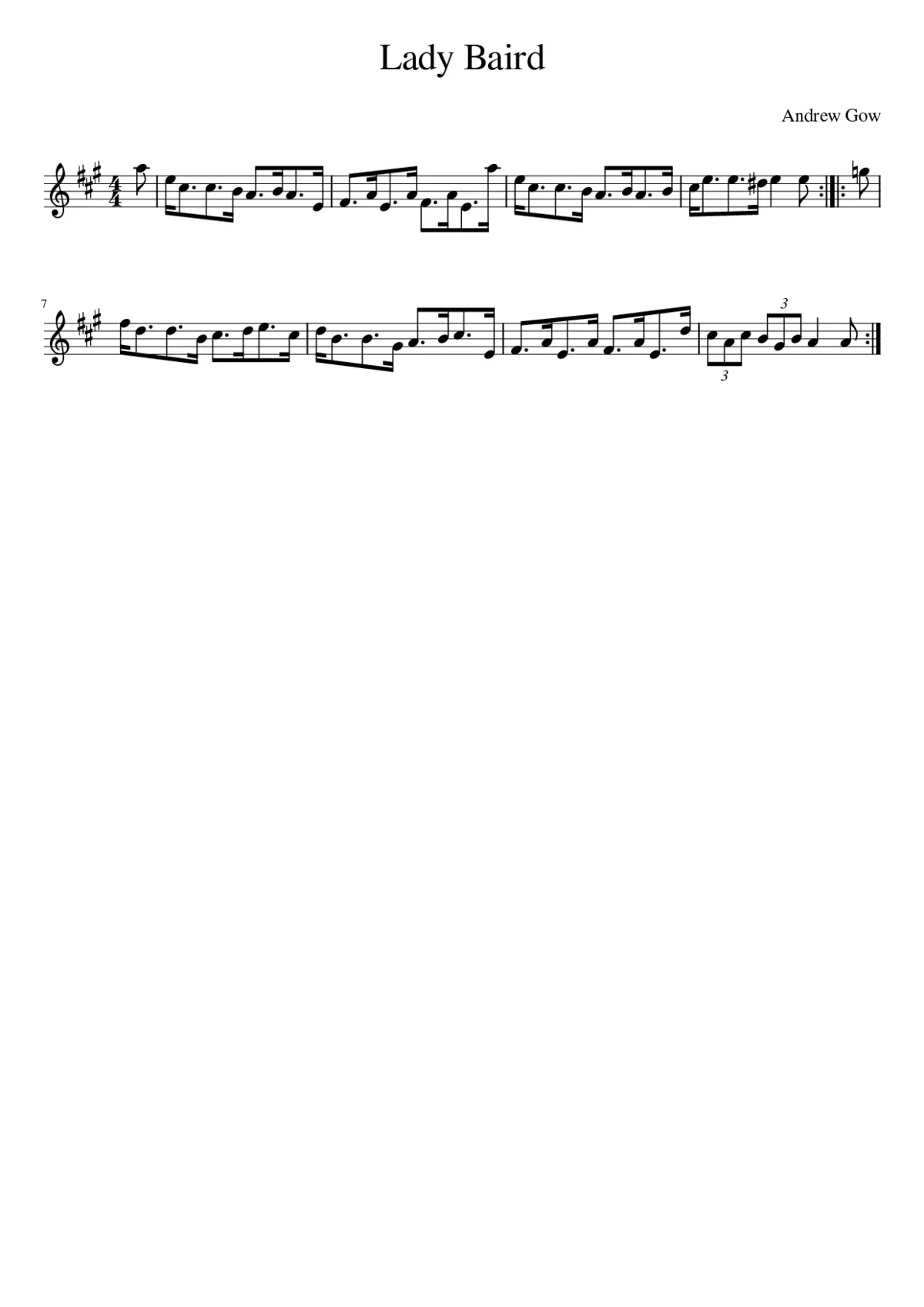 Lady Baird - Page 1