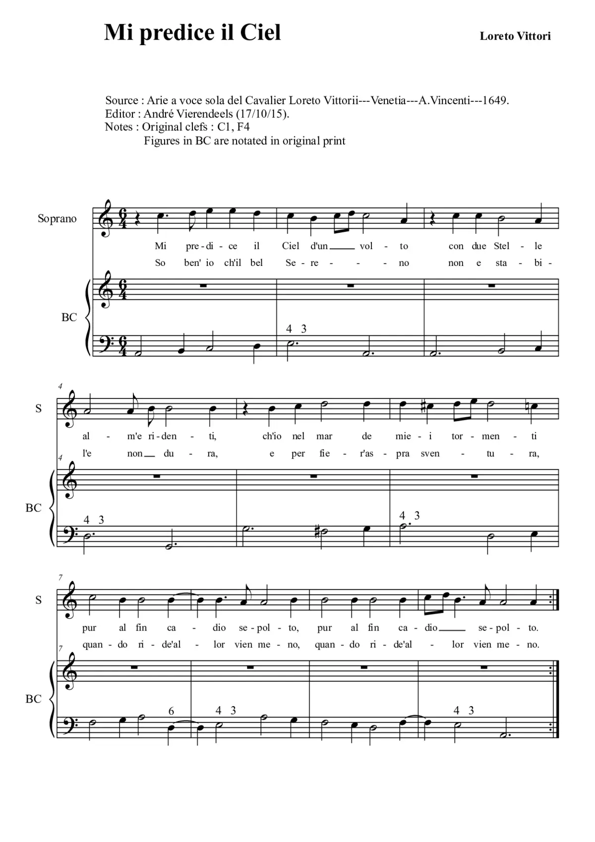 Mi predice il Ciel - Page 1