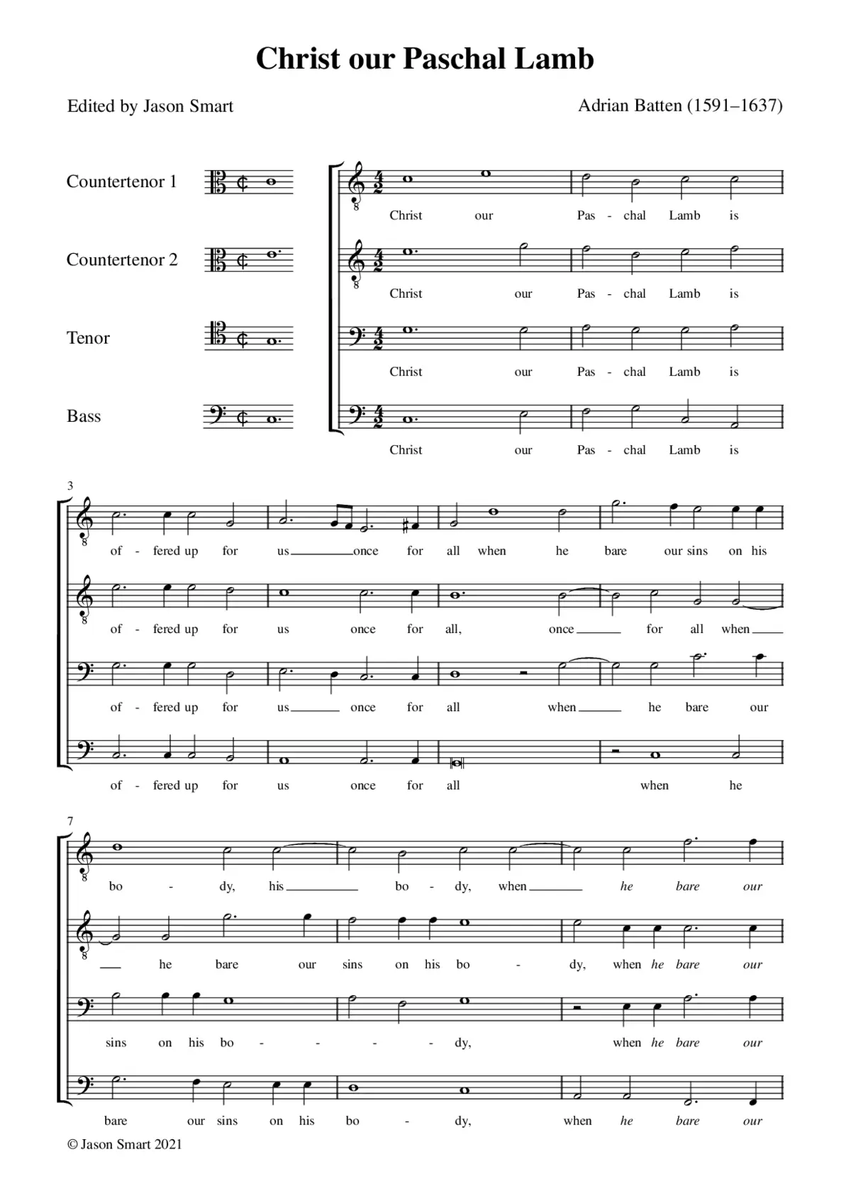 Christ our Paschal Lamb - Page 1