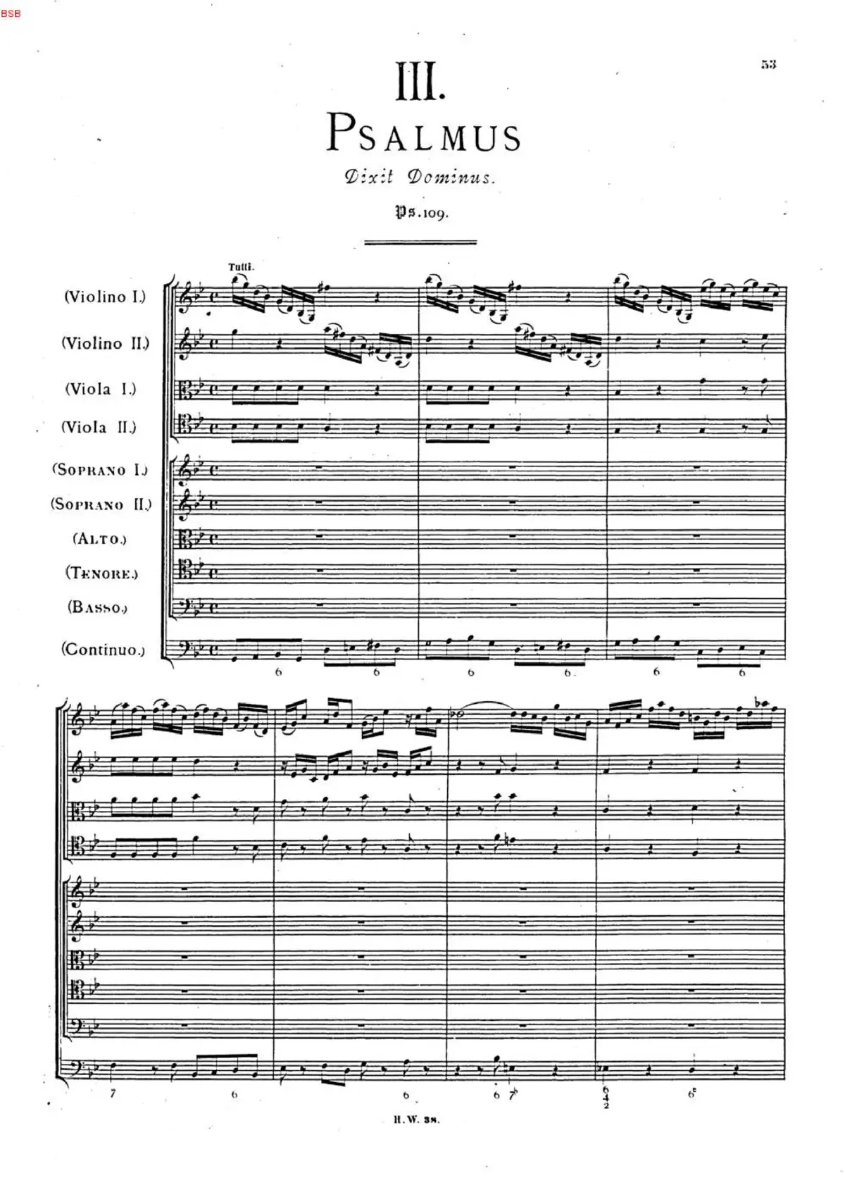 Dixit Dominus - Page 1