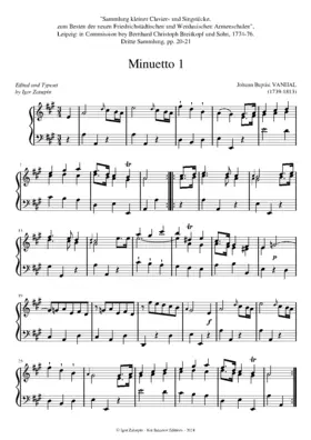 2 Menuets in A major