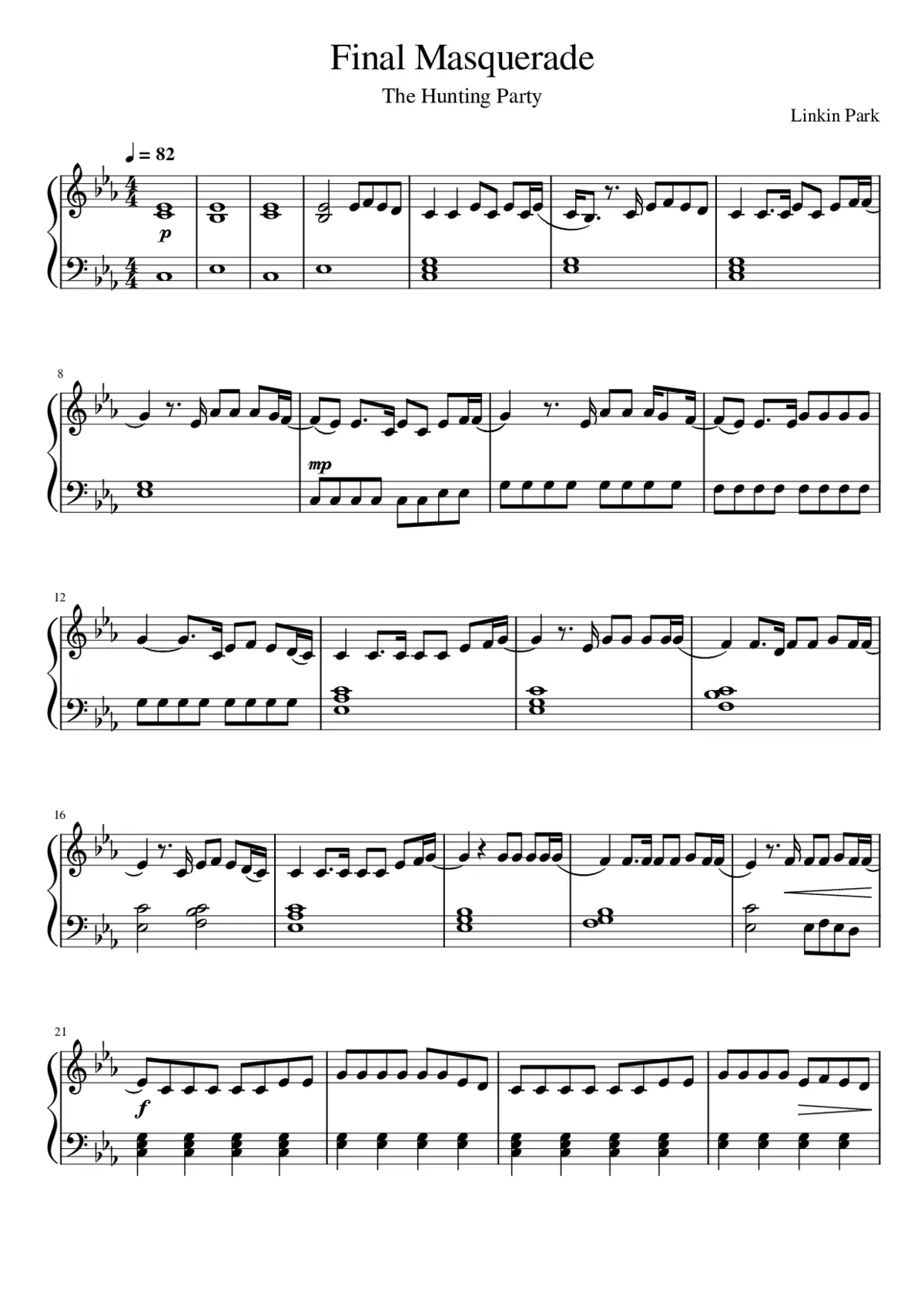 final masquerade - Page 1