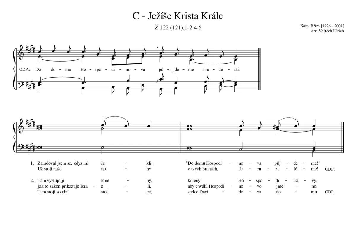 C - Ježíše Krista Krále - Page 1