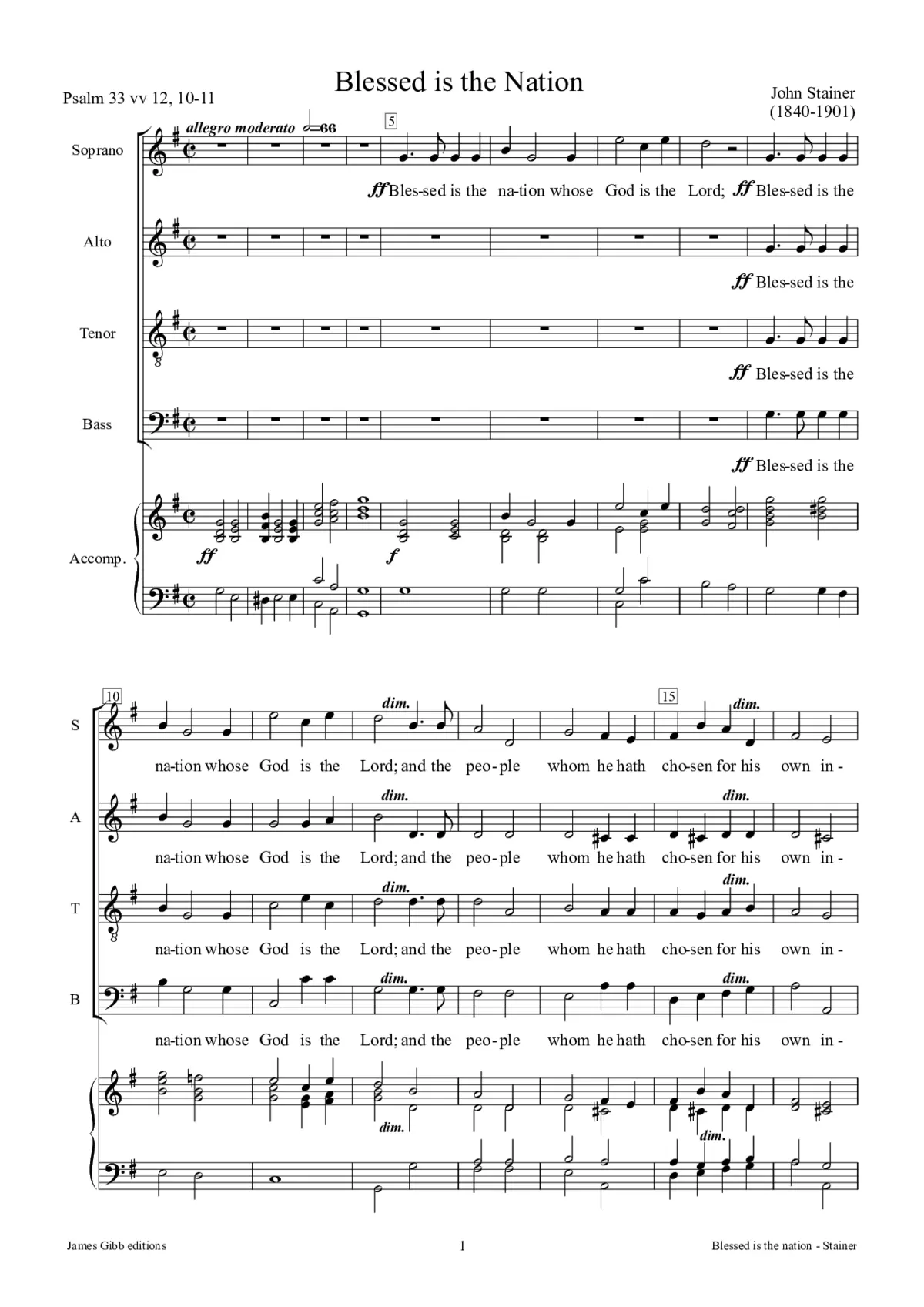 Blessed is the nation - Page 1