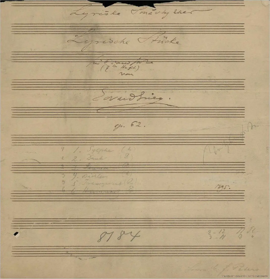 Lyric Pieces - Page 1