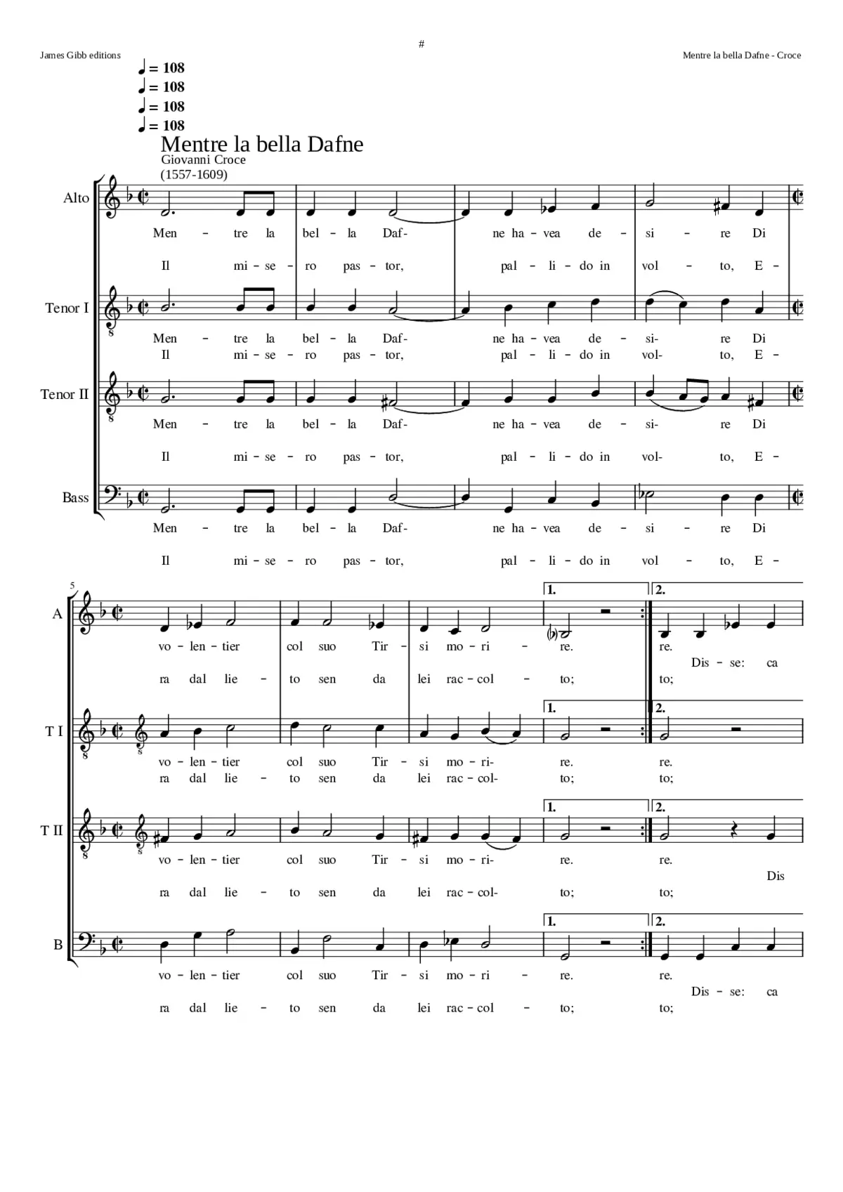 Mentre la bella Dafne - Page 1