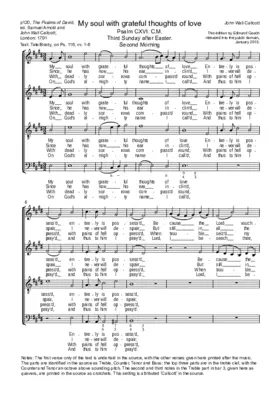 My soul with grateful thoughts of love