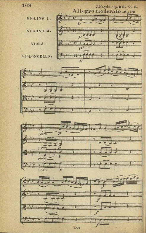 String Quartet in F minor - Page 1