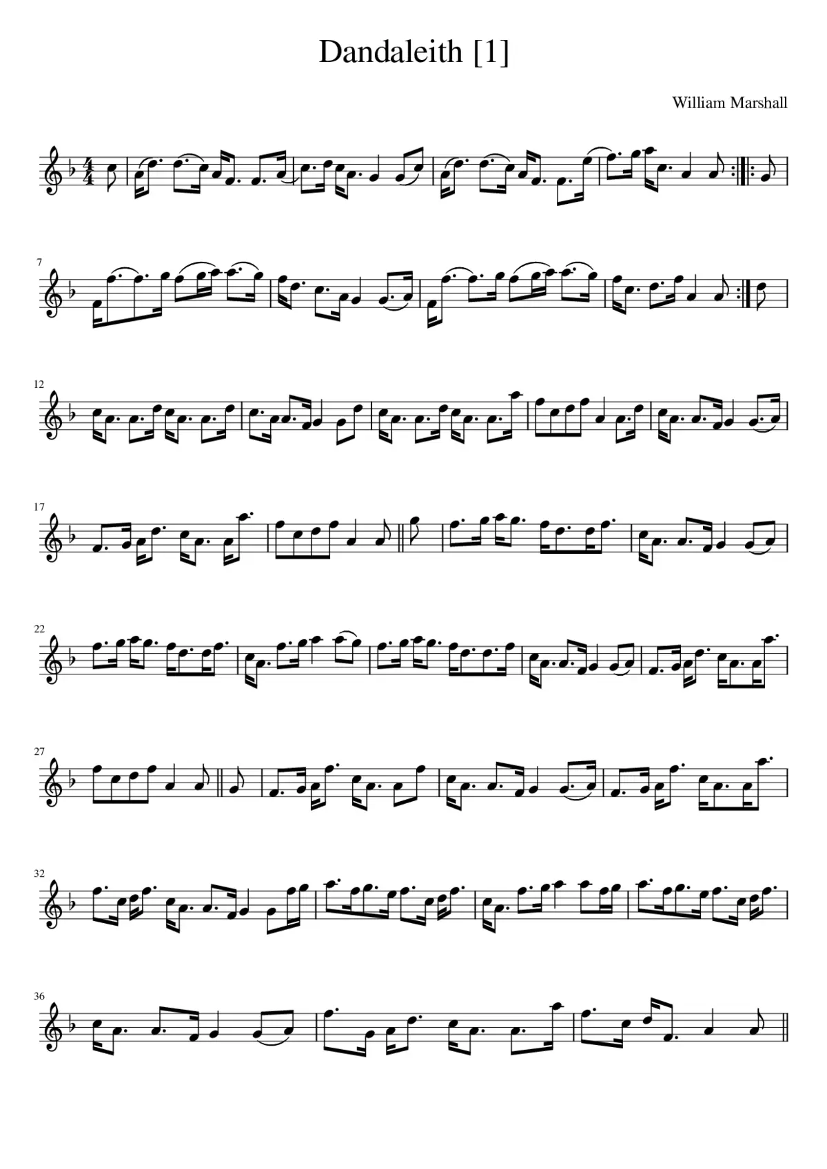 Dandaleith - Page 1