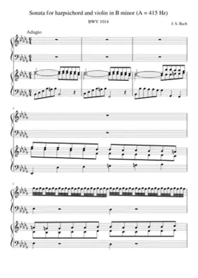 Violin Sonata in B minor BWV 1014