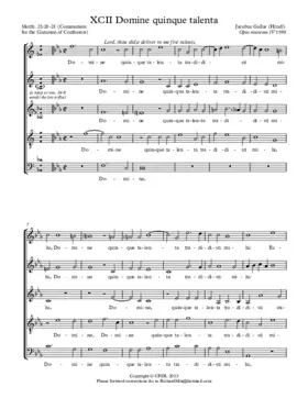 Domine quinque talenta a 5