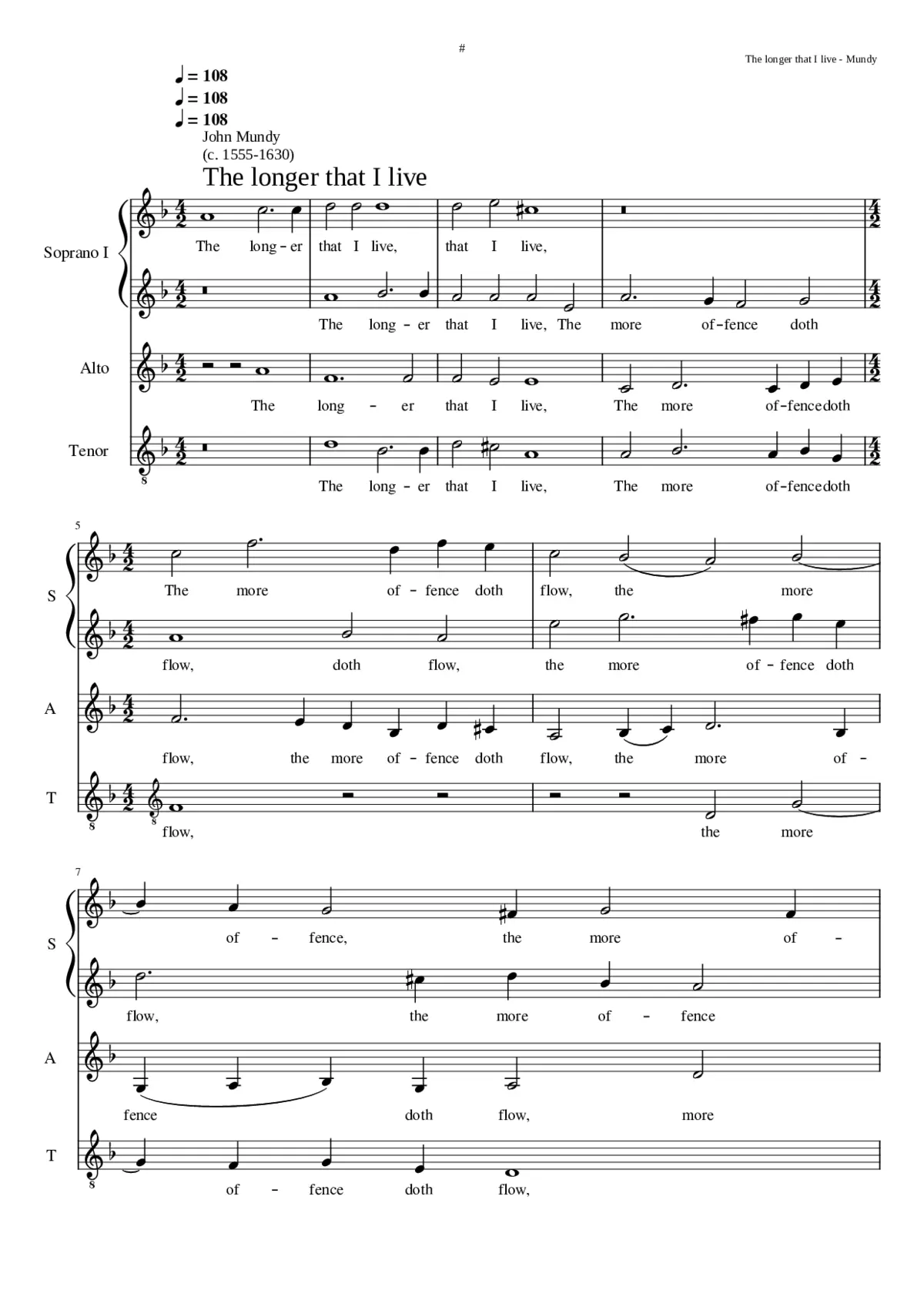 The longer that I live - Page 1