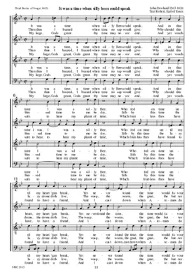 It was a time when silly bees could speake