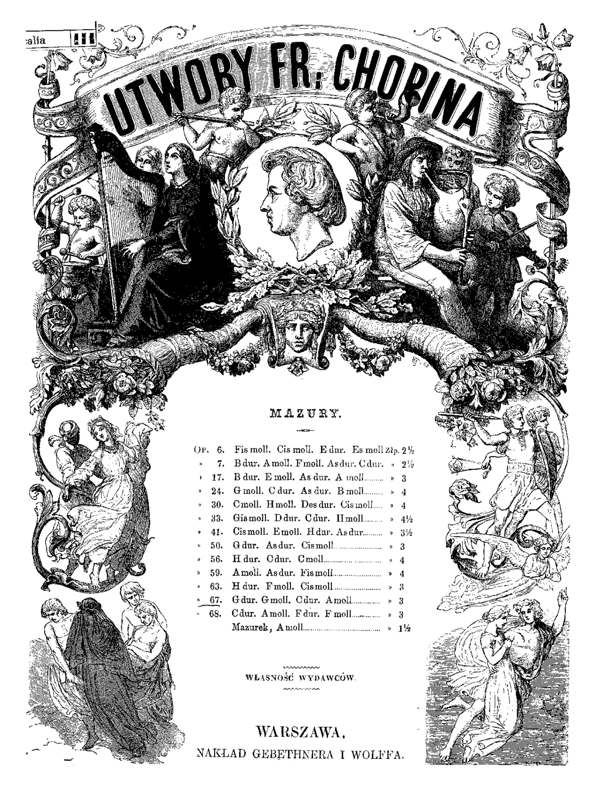Mazurkas, Op.67 - Page 1