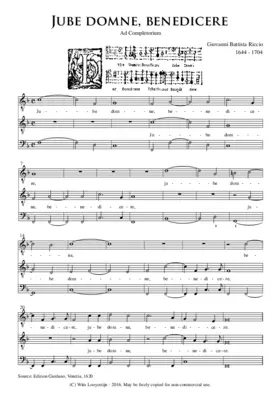 Iube Domine benedicere