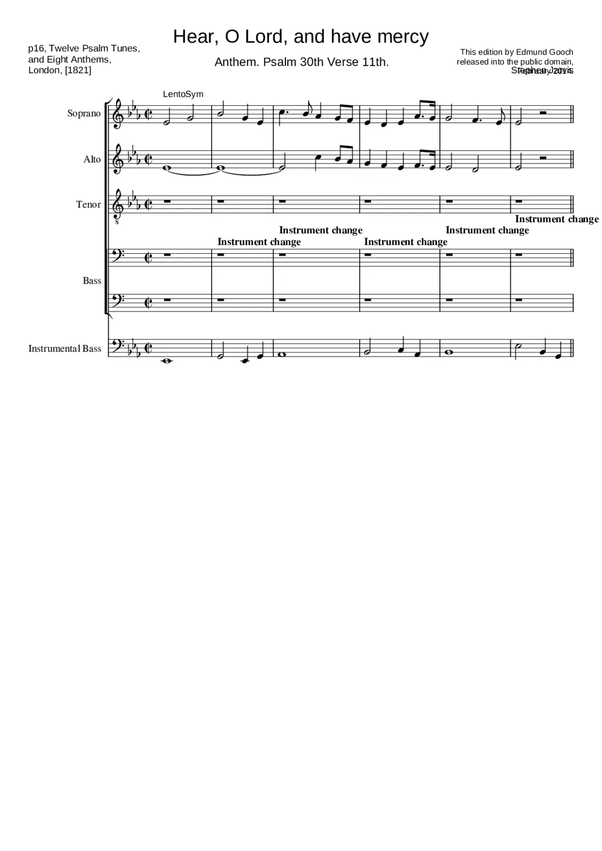 Hear O Lord and have mercy - Page 1