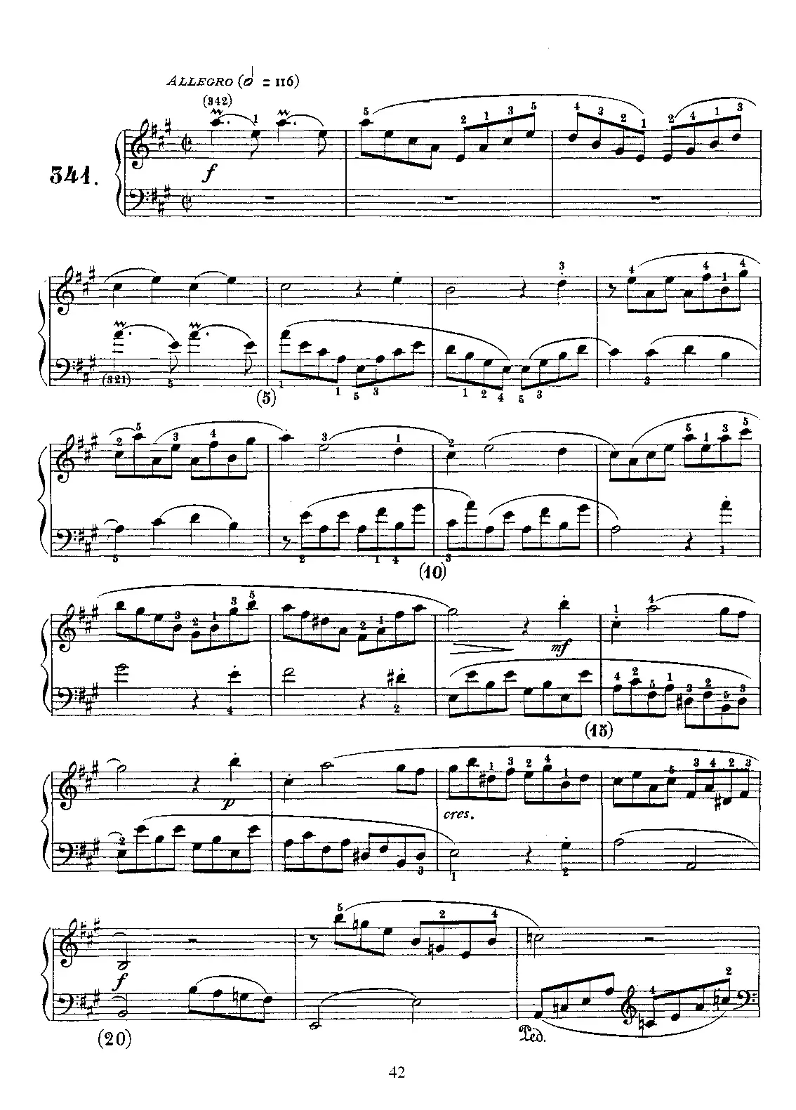 Keyboard Sonata in A major - Page 1