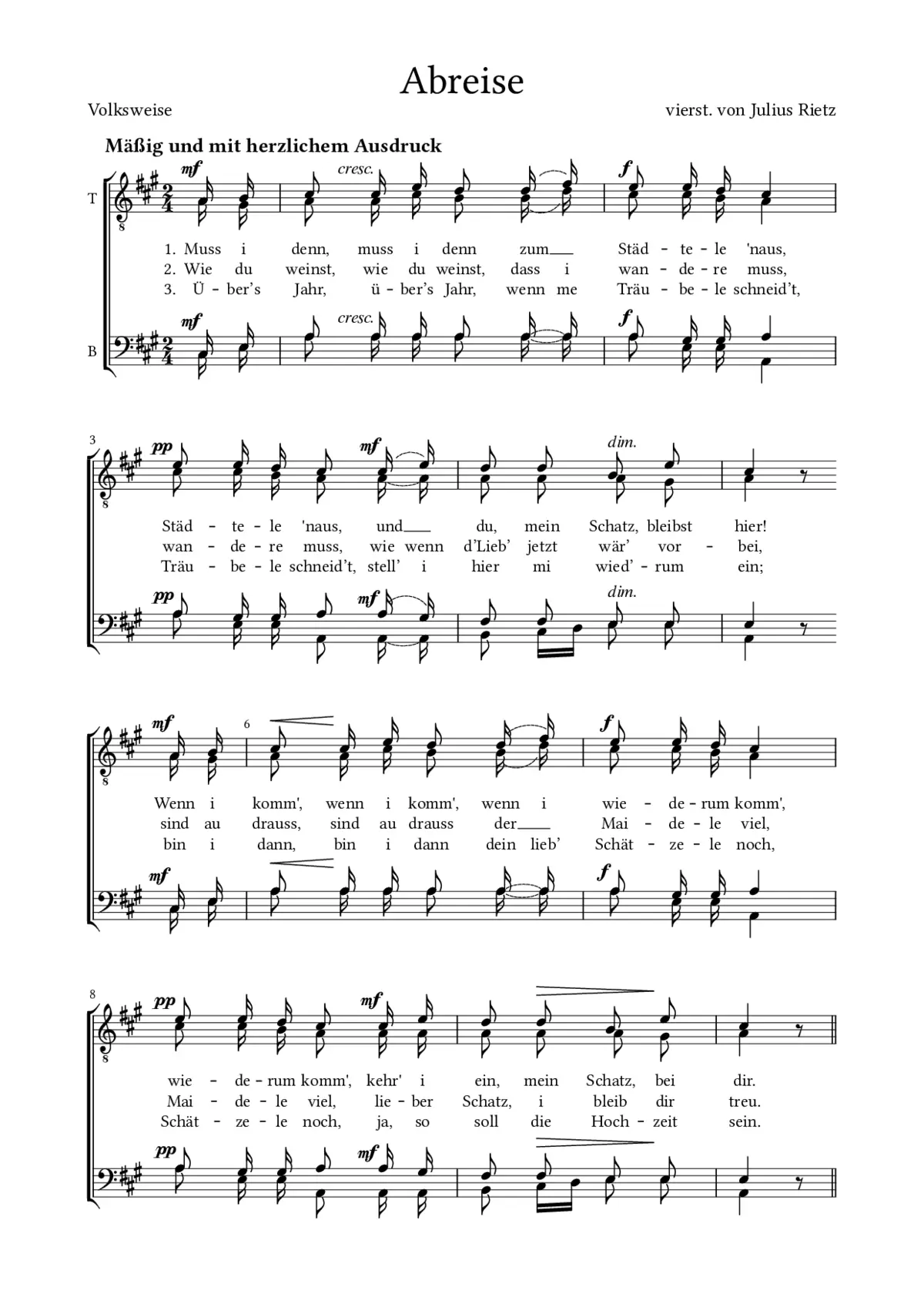 Abreise - Page 1