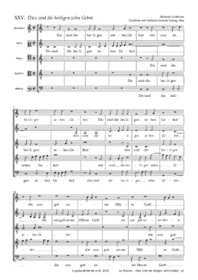 Dies sind die heiligen zehn Gebot