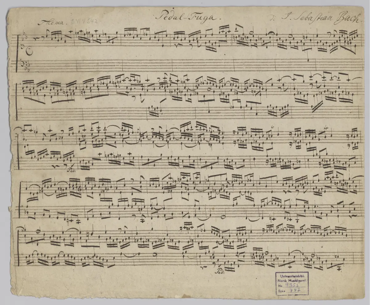 Prelude (Fantasia) and Fugue in G minor - Page 1