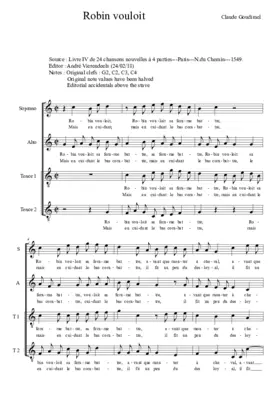 Robin vouloit