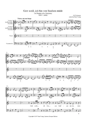 Gott weiß, ich bin von Seufzen müde