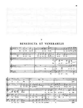 Benedicta et venerabilis