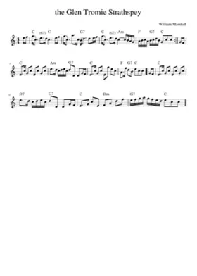 the Glen Tromie Strathspey