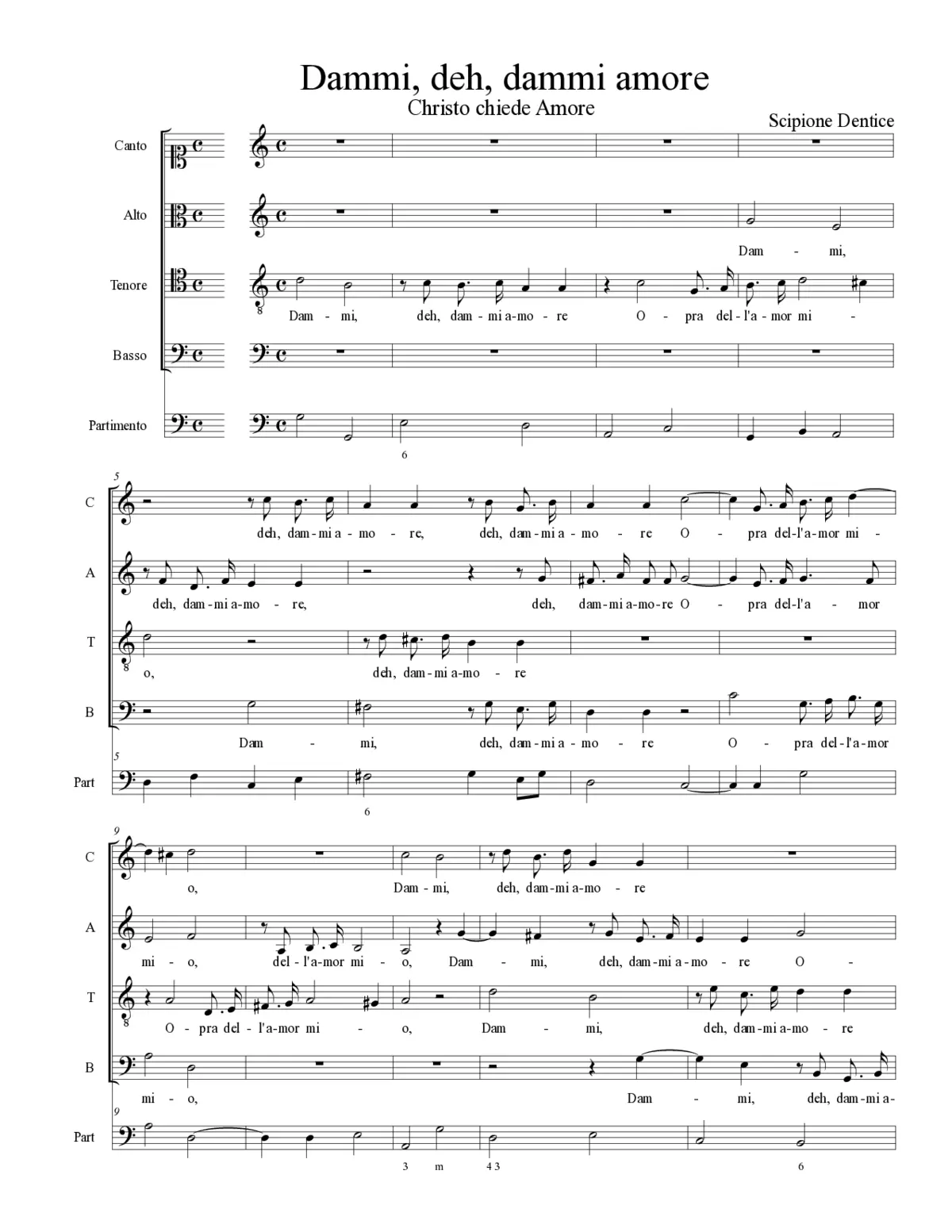 Dammi, deh, dammi amore - Page 1