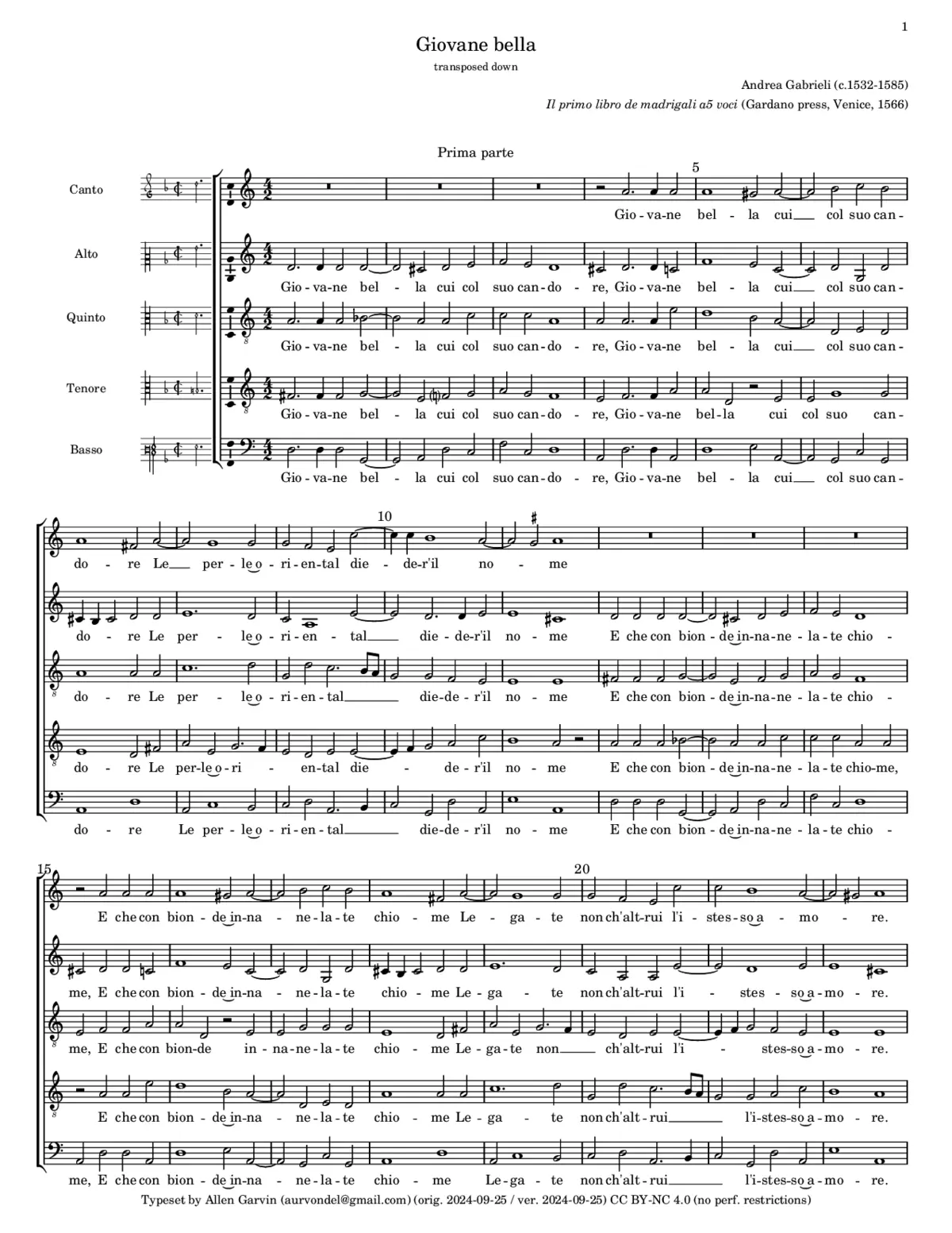 Giovane bella - Page 1