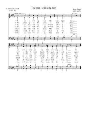 The sun is sinking fast