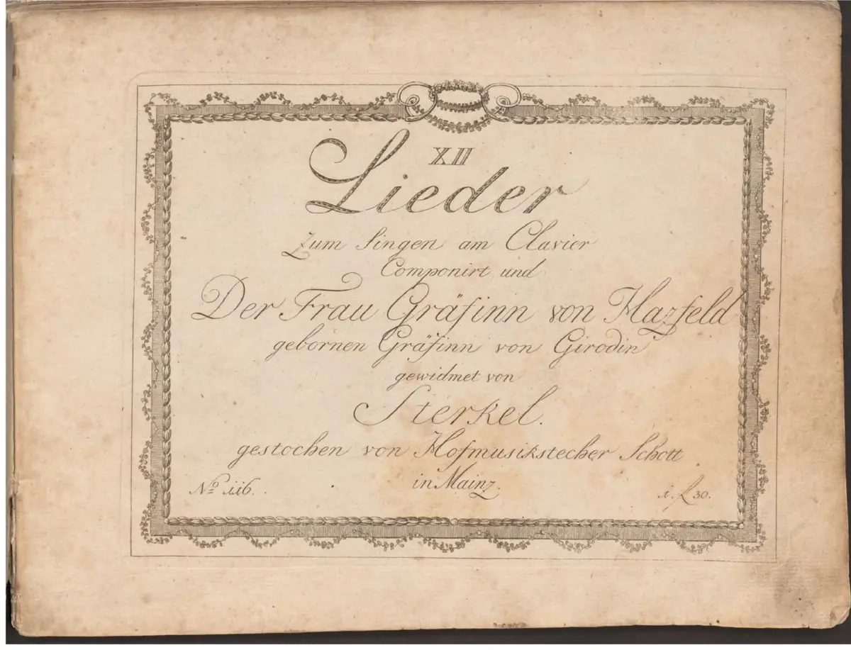 12 Lieder, StWV 53 - Page 1