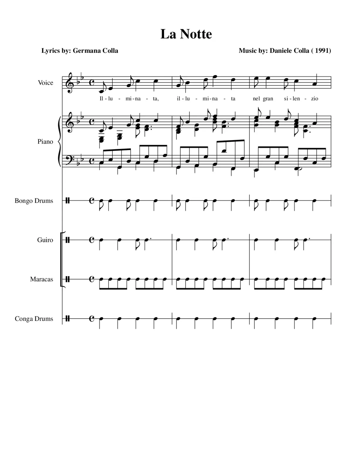 La notte - Page 1