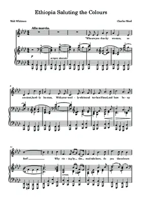 Ethiopia Saluting the Colours