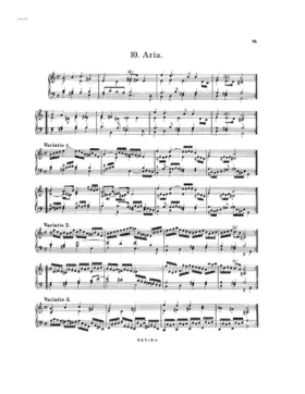 Aria and 4 Variations in A minor