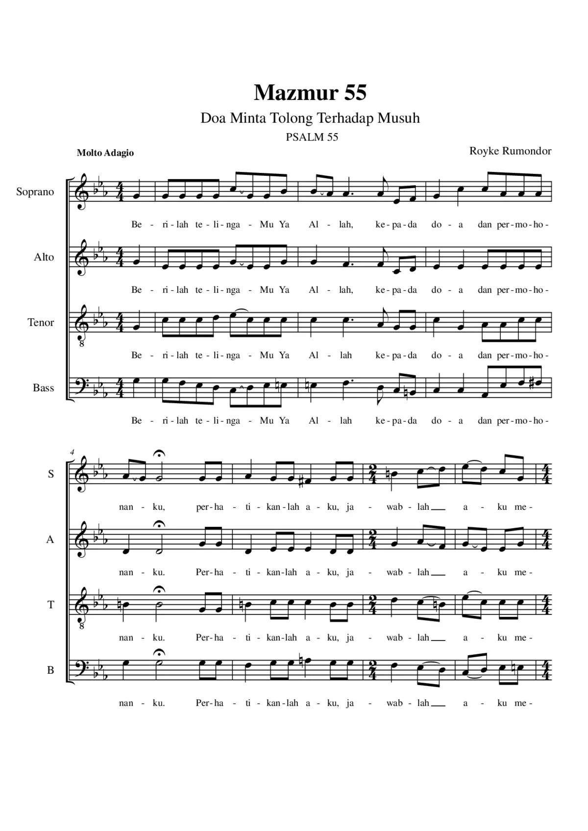 Mazmur 55 - Page 1