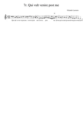Qui vult venire post me