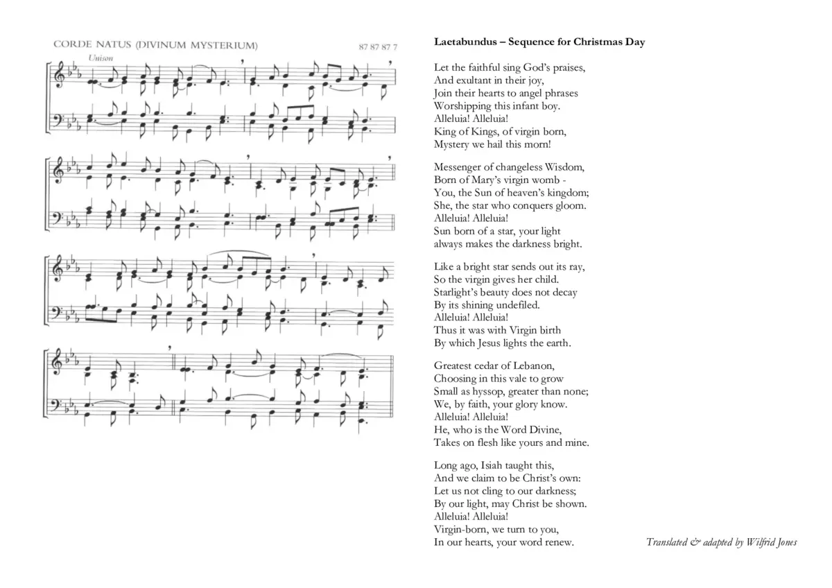 Laetabundus (DIVINUM MYSTERIUM) - Page 1