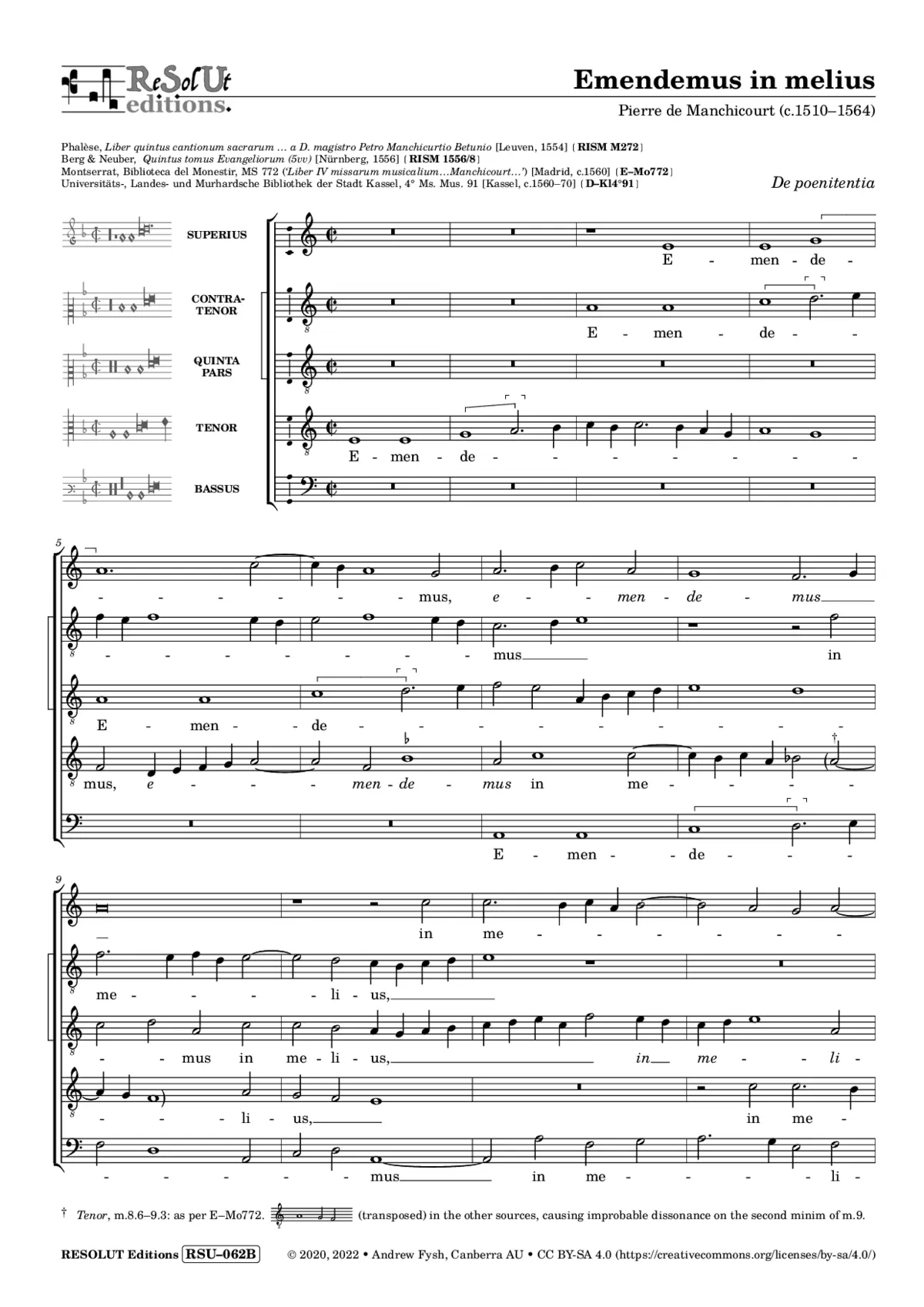 Emendemus in melius - Page 1