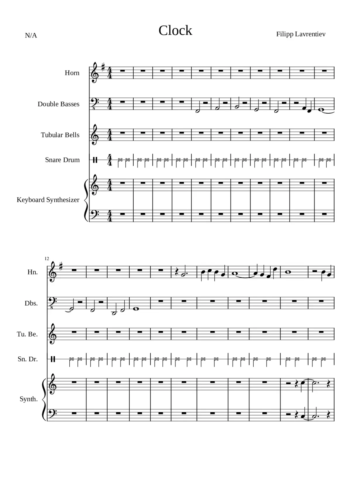 Clock - Page 1