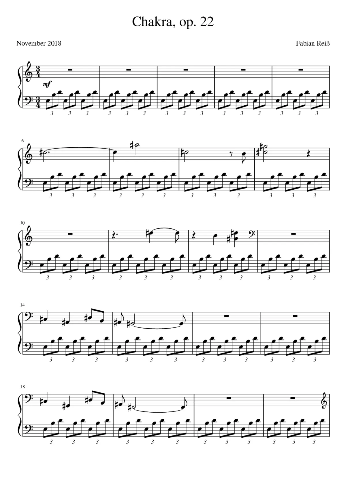 Chakra op. 22 - Page 1