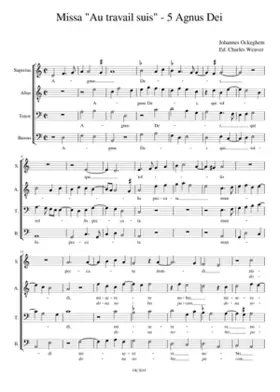 Agnus Dei 5 Missa Au travail suis