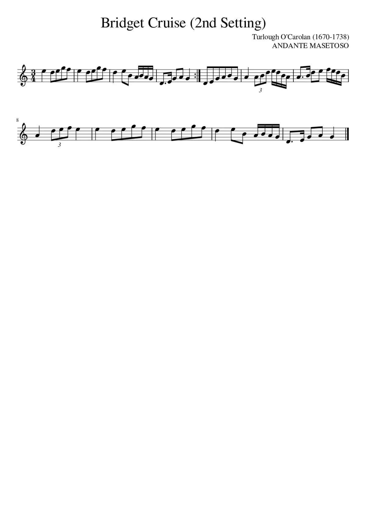 Bridget Cruise - Page 1