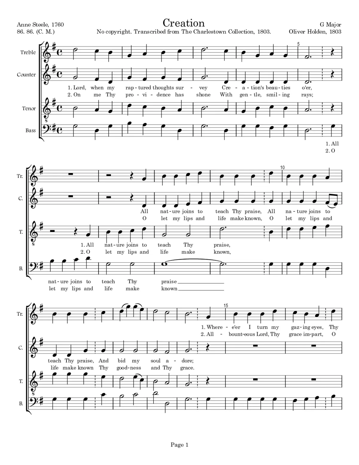 Creation - Page 1