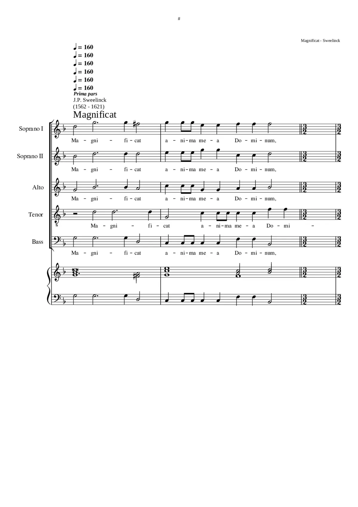 Magnificat - Page 1