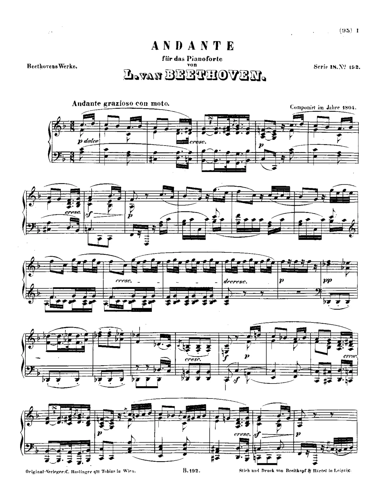 Andante favori - Page 1